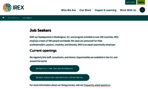 Careers.irex.org thumbnail
