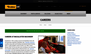 Careers.macallister.com thumbnail