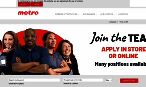 Careers.metro.ca thumbnail