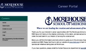 Careers.msm.edu thumbnail