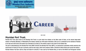 Careers.mumbaiporttrust.in thumbnail