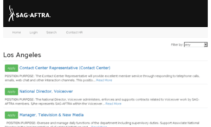 Careers.sagaftra.org thumbnail
