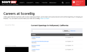 Careers.scorebig.com thumbnail