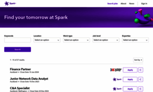 Careers.sparknz.co.nz thumbnail