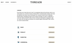 Careers.threadsstyling.com thumbnail