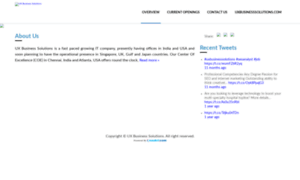 Careers.uxbusinesssolutions.com thumbnail