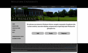 Careers.wesleyan.edu thumbnail