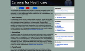 Careersforhealthcare.com thumbnail