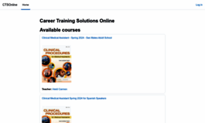 Careertrainingsolutionsonline.moodlehub.com thumbnail