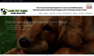 Carepetclinictxk.com thumbnail