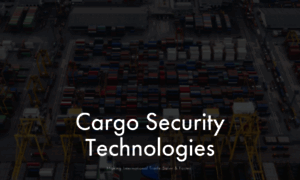 Cargosecuritytechnology.com thumbnail