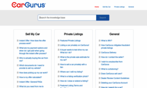 Cargurus.helpscoutdocs.com thumbnail