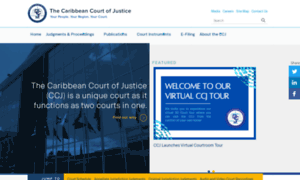 Caribbeancourtofjustice.org thumbnail