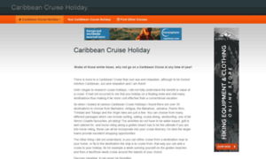 Caribbeancruiseholiday.com thumbnail