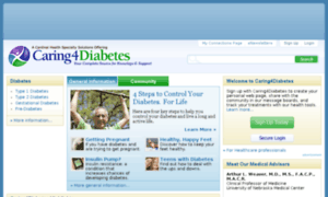 Caring4diabetes.com thumbnail