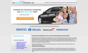 Carinsurancecompanies.org thumbnail