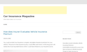 Carinsurancemagazine.com thumbnail