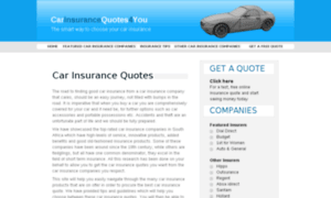 Carinsurancequotes4you.co.za thumbnail