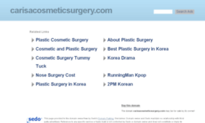 Carisacosmeticsurgery.com thumbnail
