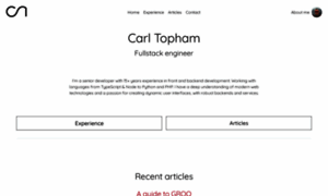 Carl-topham.com thumbnail