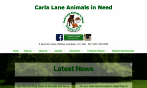 Carlalaneanimalsinneed.co.uk thumbnail