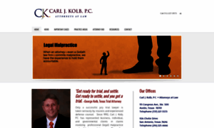 Carlkolblaw.com thumbnail