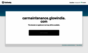 Carmaintenance.glowindia.com thumbnail