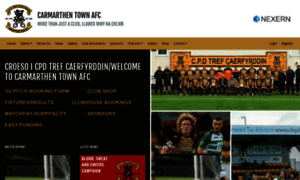 Carmarthentownafc.co.uk thumbnail