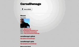 Carnal0wnage.com thumbnail