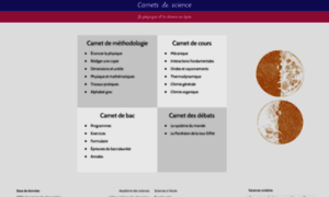 Carnetsdescience.xyz thumbnail