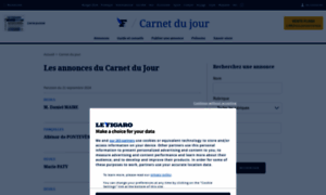 Carnetsdujour.lefigaro.fr thumbnail