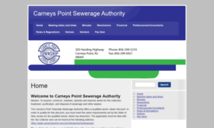 Carneyspointsewerage.org thumbnail