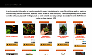 Carnivorousplant.info thumbnail