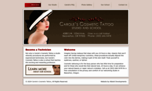 Carolescosmetictattoo.com thumbnail