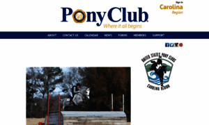 Carolina.ponyclub.org thumbnail