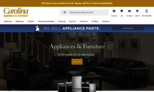 Carolinaapplianceandfurniture.com thumbnail