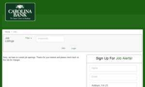 Carolinabank.applicantpool.com thumbnail