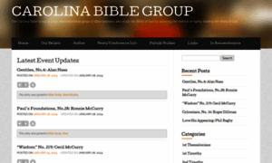 Carolinabiblegroup.com thumbnail