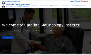 Carolinabiooncology.org thumbnail