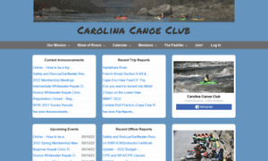 Carolinacanoeclub.org thumbnail