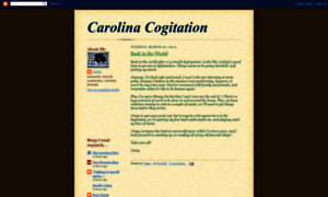 Carolinacogitation.blogspot.com thumbnail