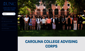 Carolinacollegeadvisingcorps.unc.edu thumbnail