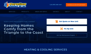 Carolinacomfortair.com thumbnail
