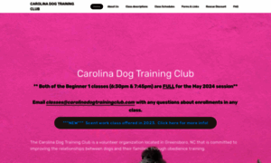 Carolinadogtrainingclub.com thumbnail