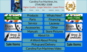 Carolinafunmachines.com thumbnail