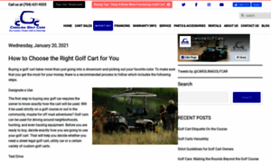 Carolinagolfcars.blogspot.com thumbnail