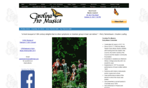 Carolinapromusica.org thumbnail