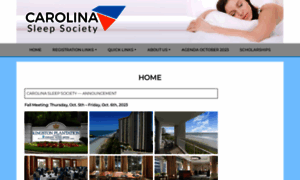 Carolinasleepsociety.org thumbnail