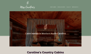 Carolinescountrycabins.com thumbnail