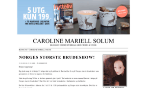 Carolinesolumlivetmedstomi.blogg.no thumbnail